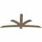 Ekena Millwork Davenport Smooth Timber Gable Bracket, Douglas Fir, 84"W x 38"H x 1 1/2"D x 5 1/2"F, 11/12 Pitch GBW084X38X0206DAV00SDF - alternate 5